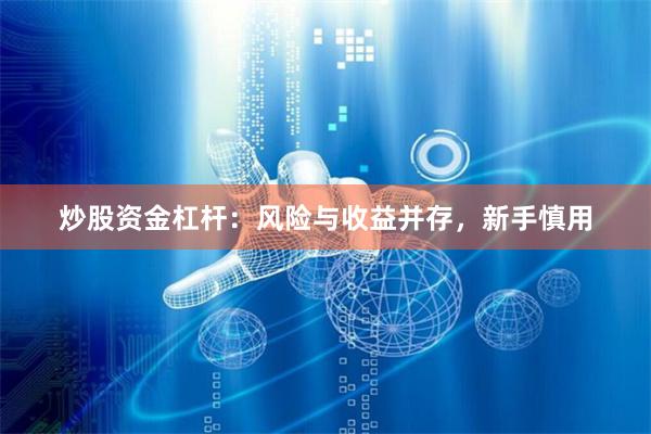 炒股资金杠杆：风险与收益并存，新手慎用