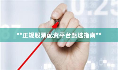 **正规股票配资平台甄选指南**